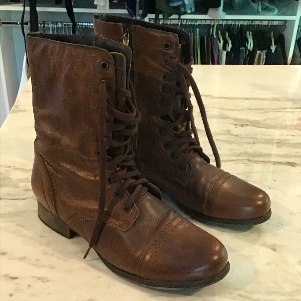 Steve Madden combat boots